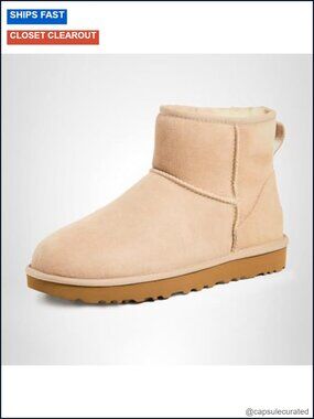 Women's Sheepskin Ankle Boots Winter Snow Pull-On
